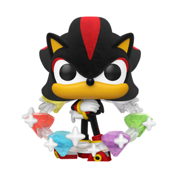 Фигурка Funko POP! Games Sonic the Hedgehog Shadow with Emeralds (FL) (Exc) (1300) 94115