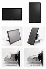 2DIN магнитола с поворотным экраном 13.3" - Kuberg OL-1033-2D-D на Android 10, Быстрая, CarPlay, 4G SIM-слот