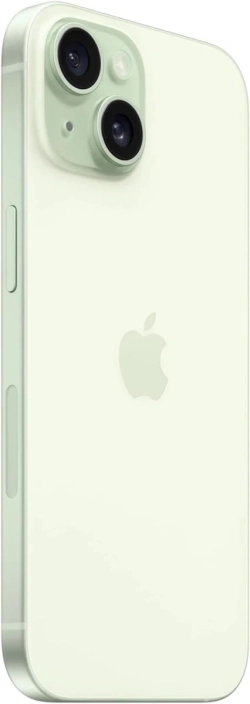 Смартфон Apple A3090 iPhone 15 128Gb зеленый моноблок 3G 4G 1Sim 6.1" 1179x2556 iOS 17 48Mpix 802.11 a/b/g/n/ac/ax NFC GPS GSM900/1800 Protect