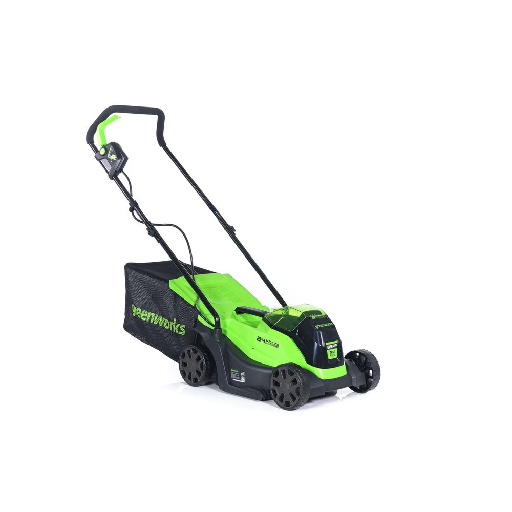 Аккумуляторная газонокосилка Greenworks GD24LM33, 24v, 33 см, (2516107), без АКБ и ЗУ
