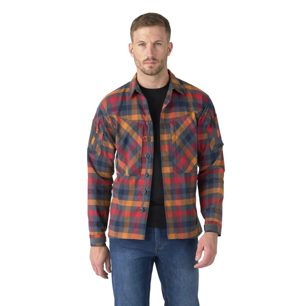Рубашка Helikon-Tex MBDU Shirt Dark Autumn Checkered (3XL/Regular, Dark Autumn Checkered)
