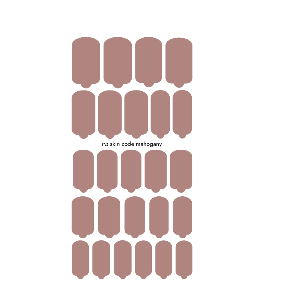 Пленки для маникюра Provocative Nails skin code mahogany
