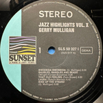 Gerry Mulligan - Jazz Highlights Vol.10 (Германия)