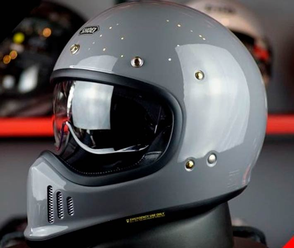 SHOEI Мотошлем EX-ZERO CANDY (серый, BASALT GREY)