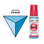 AK Interactive Ice Blue Quick Gen - контрастная акриловая краска, 18 мл