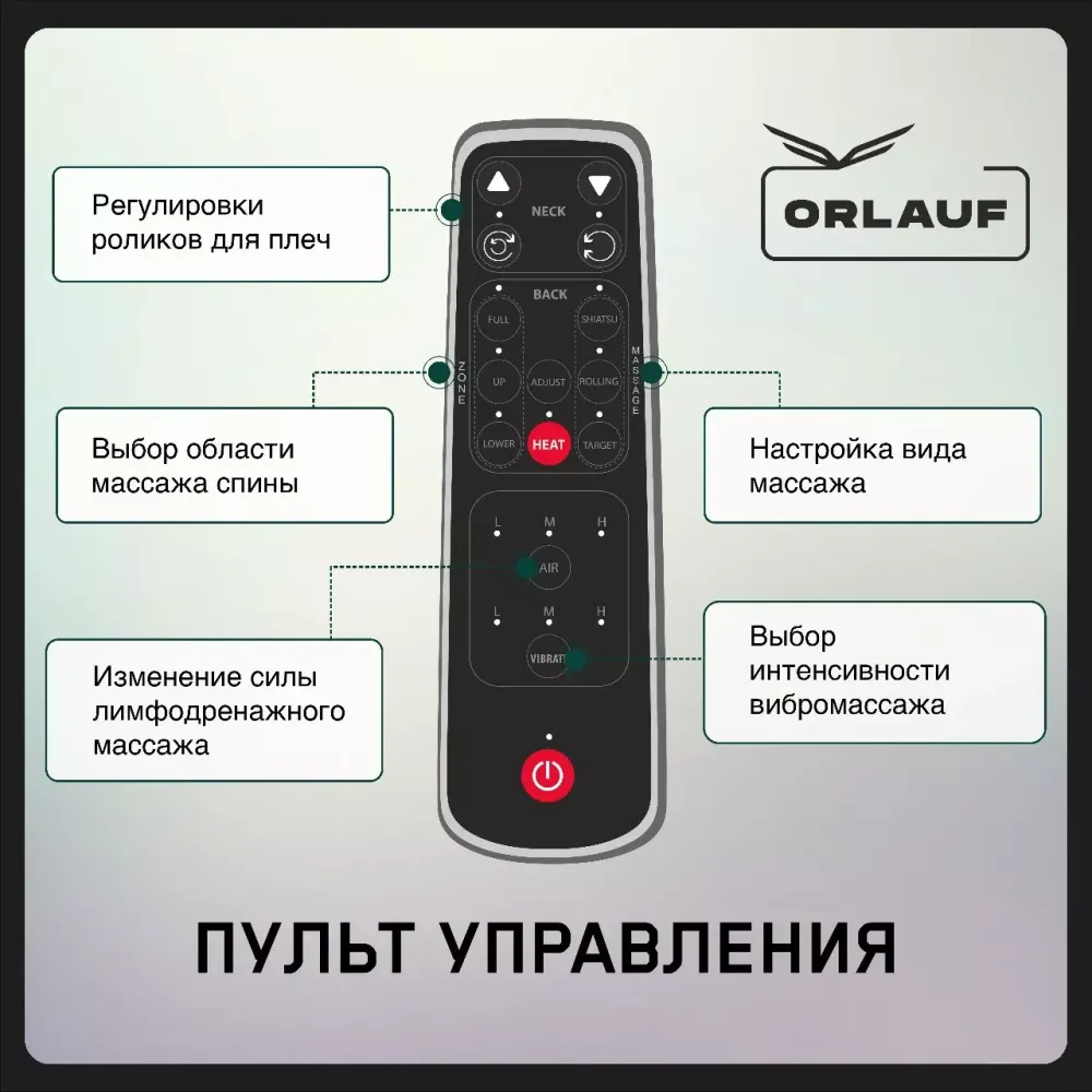 Массажная накидка Orlauf Renewed Body