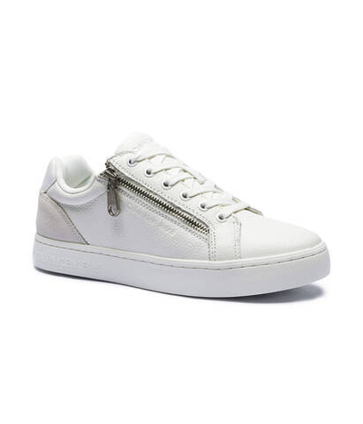 Кожаные кроссовки Calvin Klein Jeans - белый(YM0YM01254)