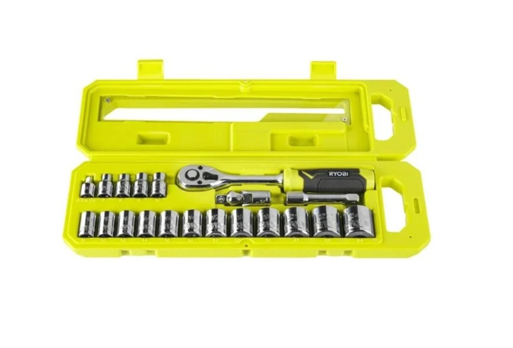 Набор из трещотки и торцевых головок Ryobi RHRS20PC 5132006069