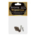Ручка для шкатулок 2.4х1.2 см, 5 шт, 02 бронза, Mr.Carving