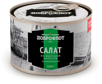 Салат из морской капусты Доброфлот Дальневосточный 220 г