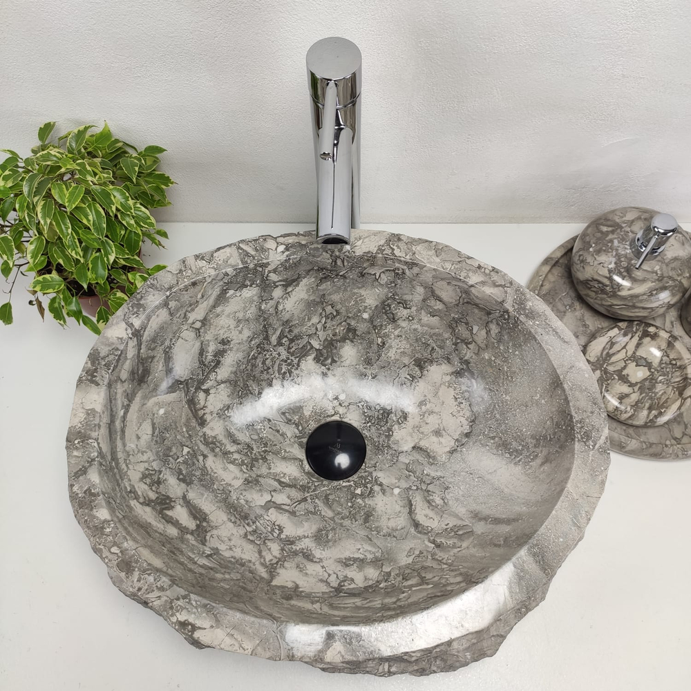 Раковина из мрамора Erozy Doreng EM-60888 49x41x15 из натурального камня