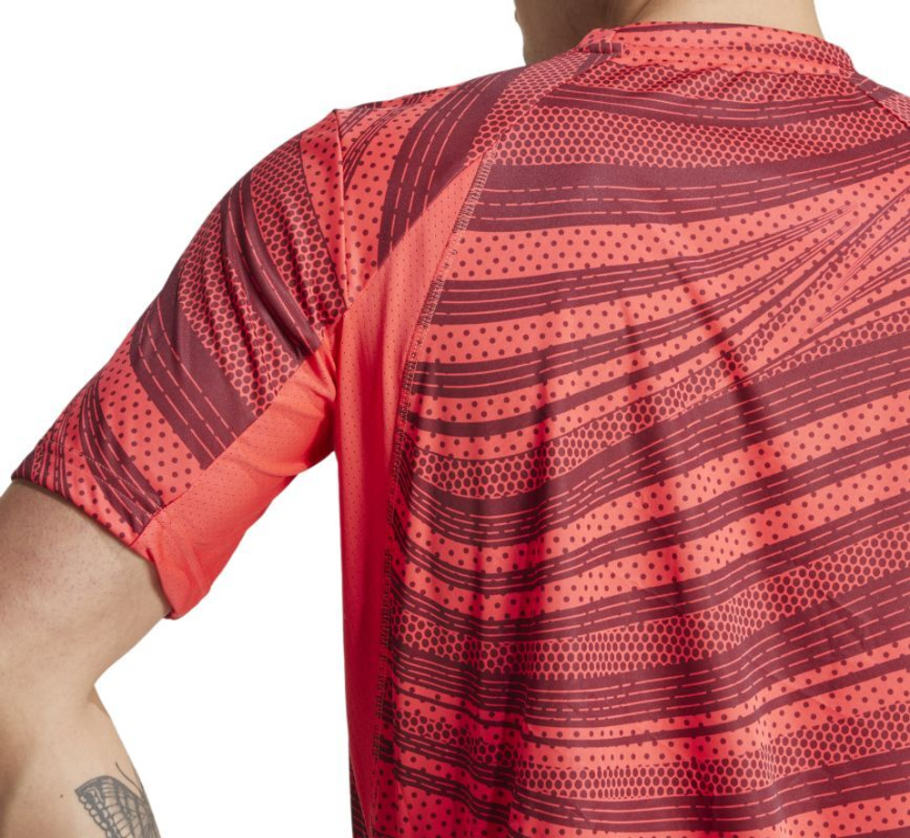 Мужская теннисная футболка Adidas Club Graphic - разноцветный