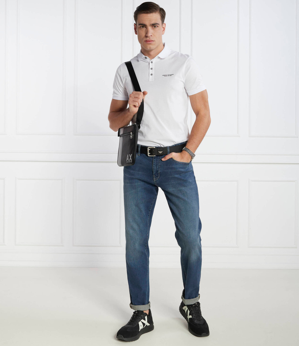 Поло Armani Exchange - белый(8NZF80 Z8H4Z)
