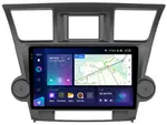 Магнитола для Toyota Highlander 2 XU40 2007-2013 (крутилки декоративные) - Teyes CC3-2K QLed Android 10, Быстрая, SIM-слот, CarPlay