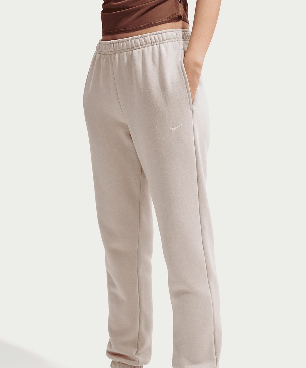 Брюки спортивные женские NIKE W NK STDO FLC MW MR STD CF PNT