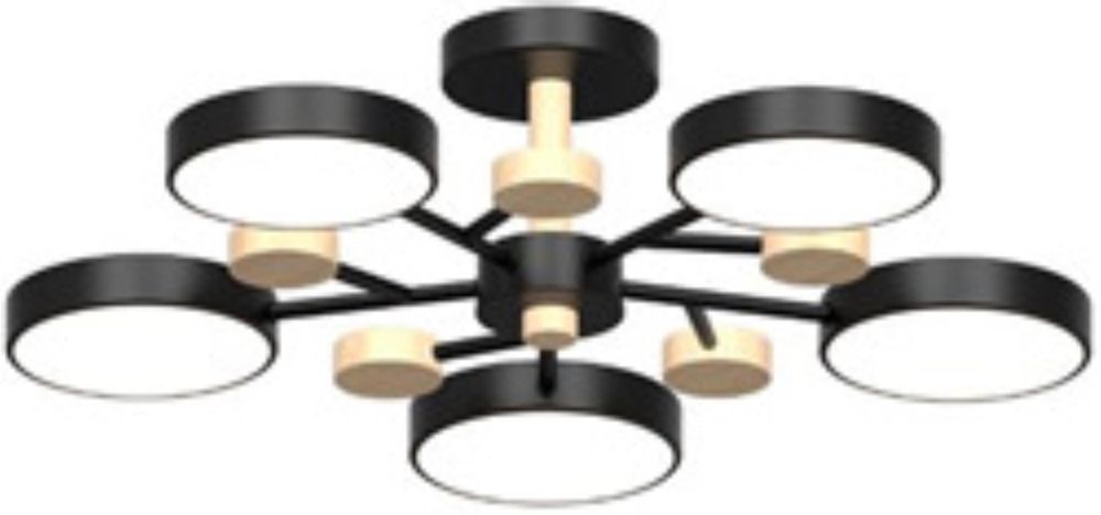 Потолочный светодиодный светильник LED4U L3204-620 BK