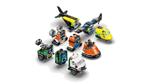 Конструктор LEGO City 60505 Airplane, Service Truck & Hovercraft Remix