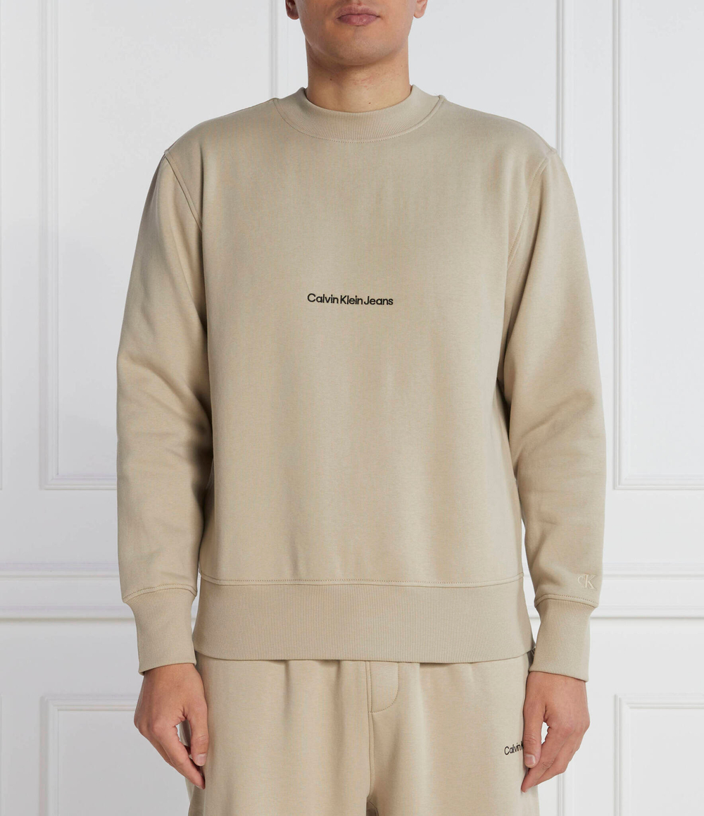 Худи INSTITUTIONAL CREW NECK CALVIN KLEIN JEANS - бежевый(J30J324116)