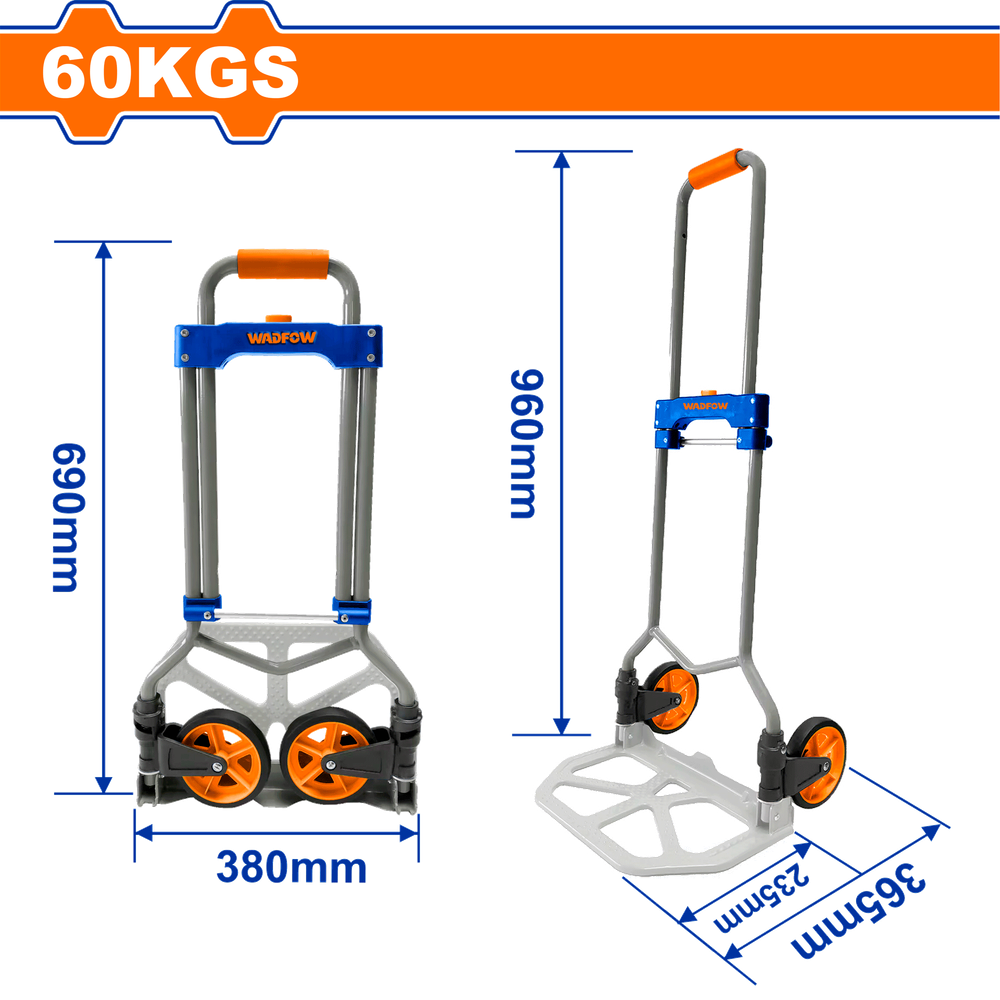 Складная тележка WADFOW WWB9A06 60 кг Складная тележка WADFOW WWB9A06 60 кг