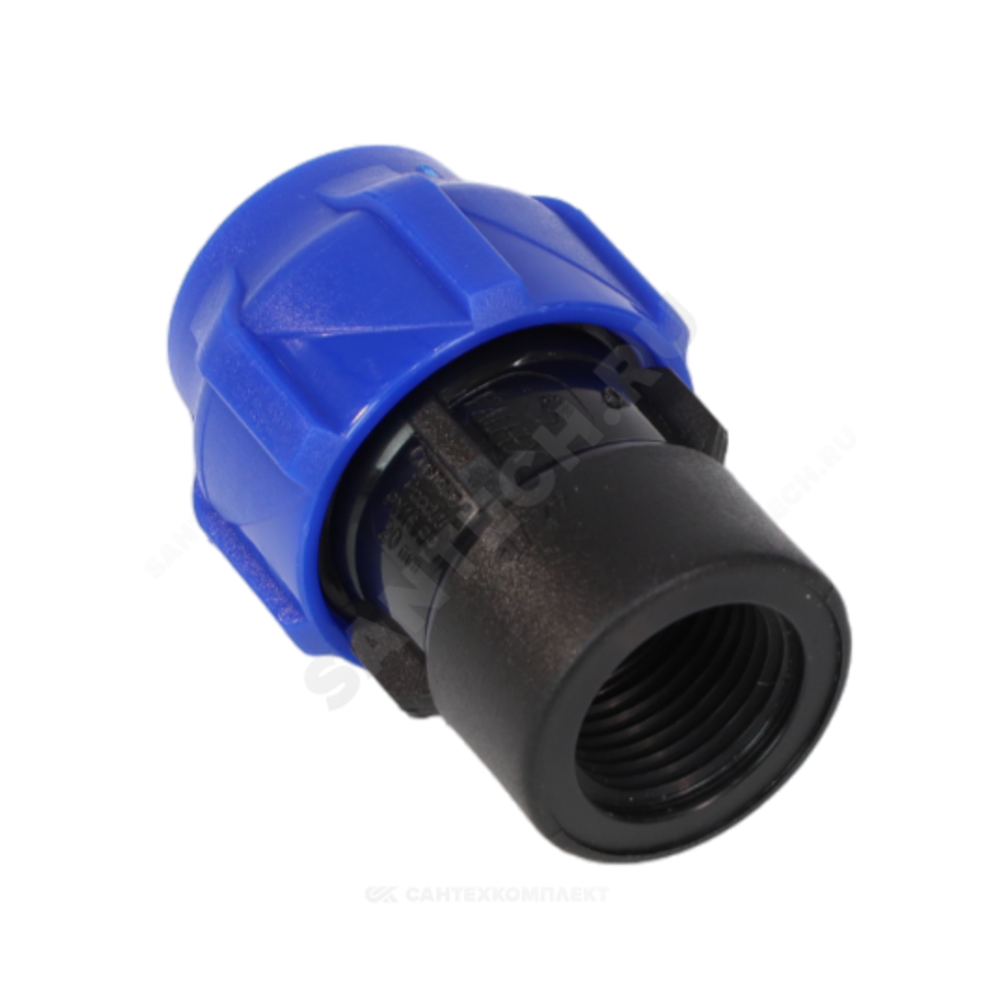 Муфта компрессионная ПЭ Дн 40х1 1/4" ВР Ру16 VALFEX 121001240114