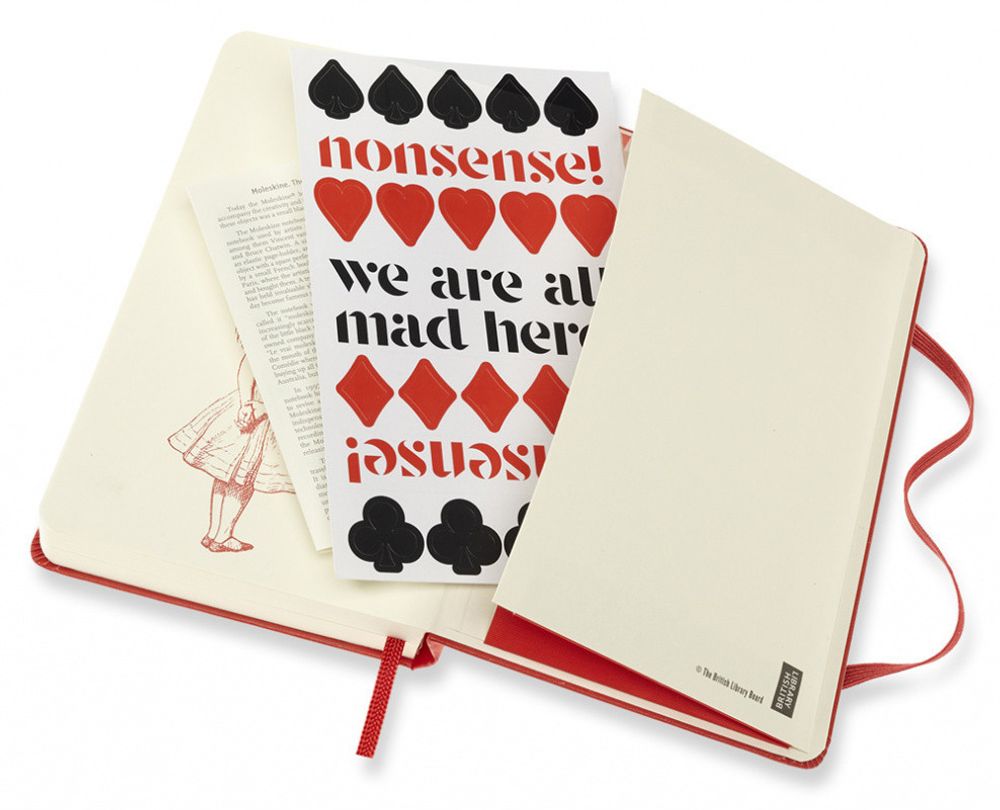 Moleskine LE Alice in wonderland 90x140 мм 400 стр (DAL12DC2Y21)