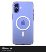 Чехол Spigen Liquid Crystal MagSafe для iPhone 16 Crystal Clear