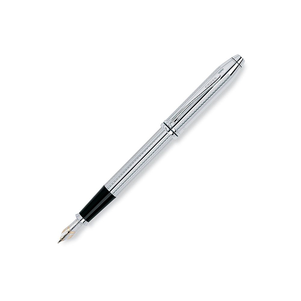 Cross Townsend Platinum Plated перо F 18K (AT0046-1FD)