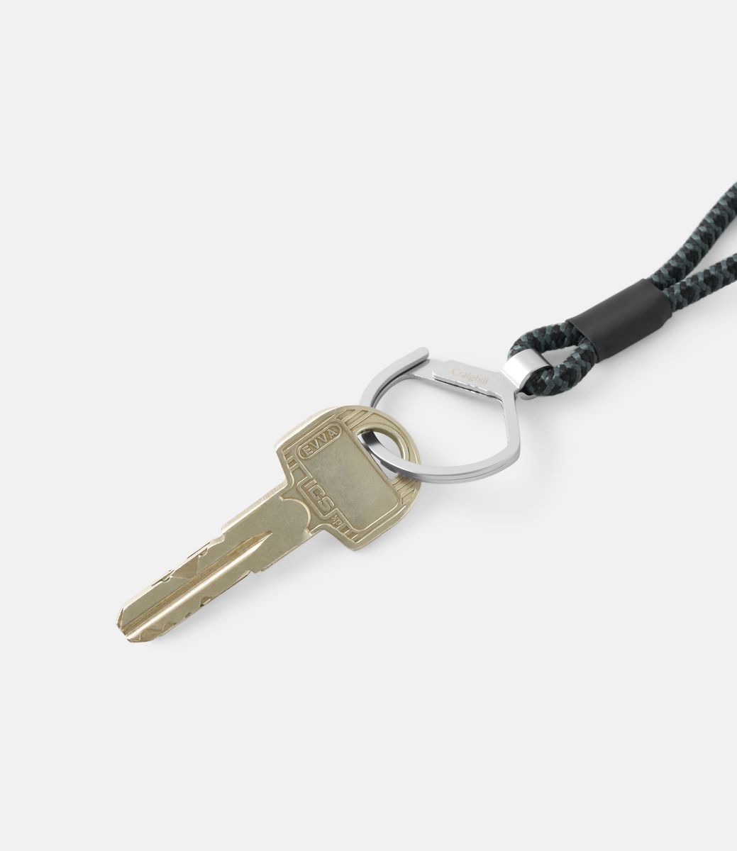Craighill Rope Split Ring Black — ключница-карабин