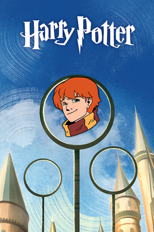 Металлический пин "Harry Potter: Ron"