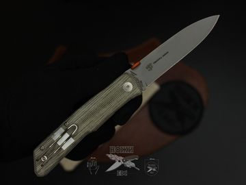 Складной нож FOX knives FX-525MITERZUOLA c клинком из стали BECUT, рукоять микарта