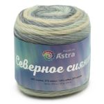 Пряжа Astra Premium (Астра Премиум) Северное сияние (Aurora Borealis) / уп.3 мот. по 100 г, 210 м, 01 секционный