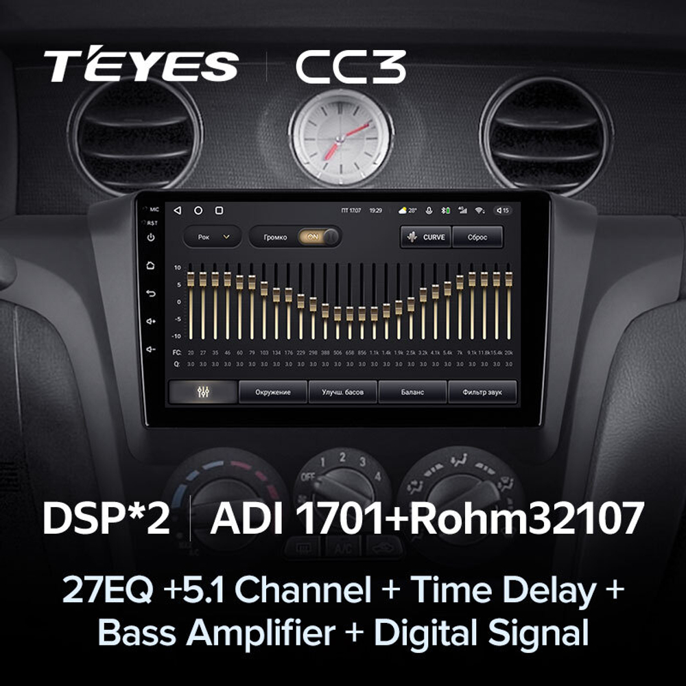Teyes CC3 9" для Mitsubishi Outlander 1, Airtrek  2002-2008