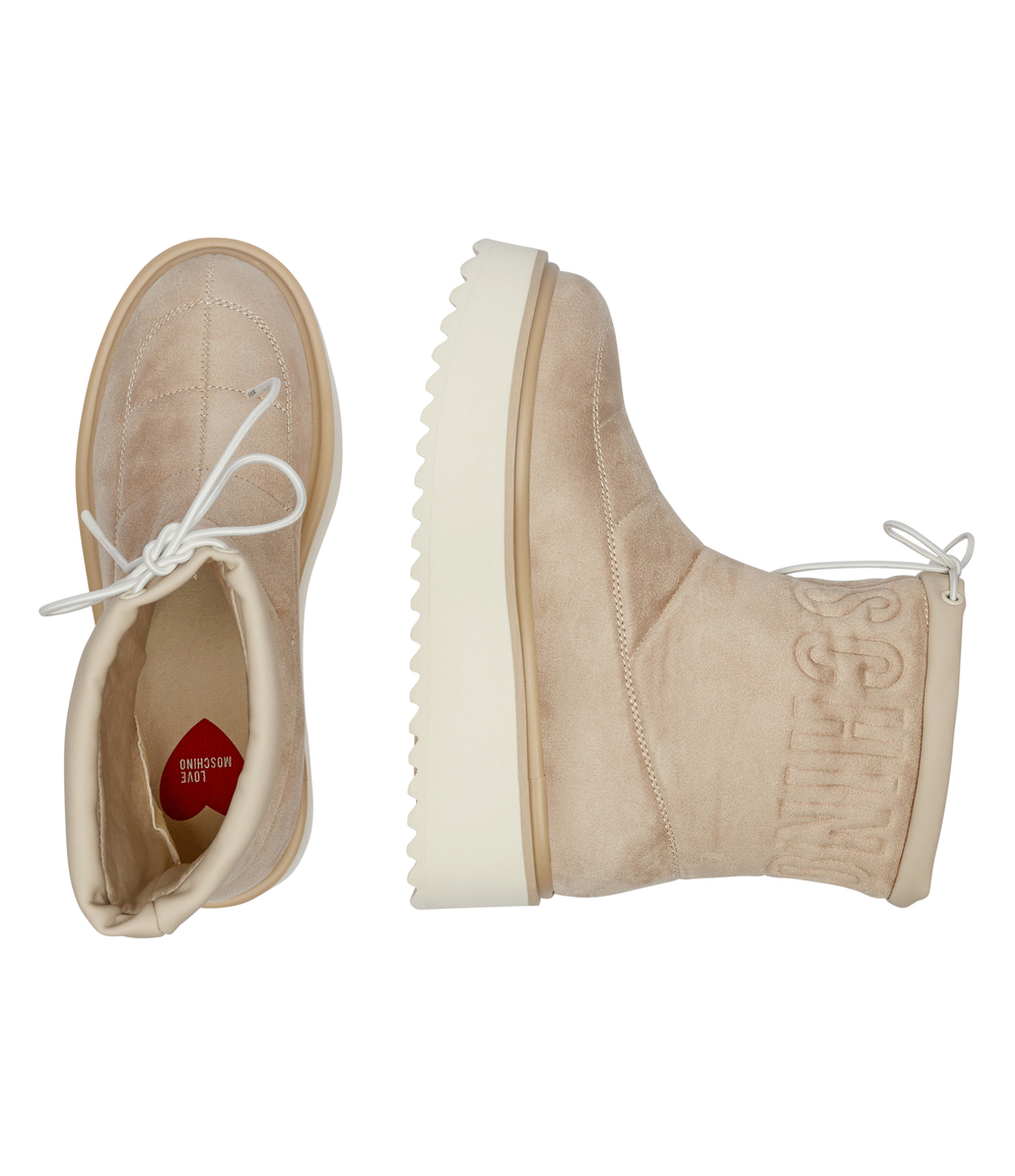 Угги Love Moschino - бежевый(JA24266I0LJAW)