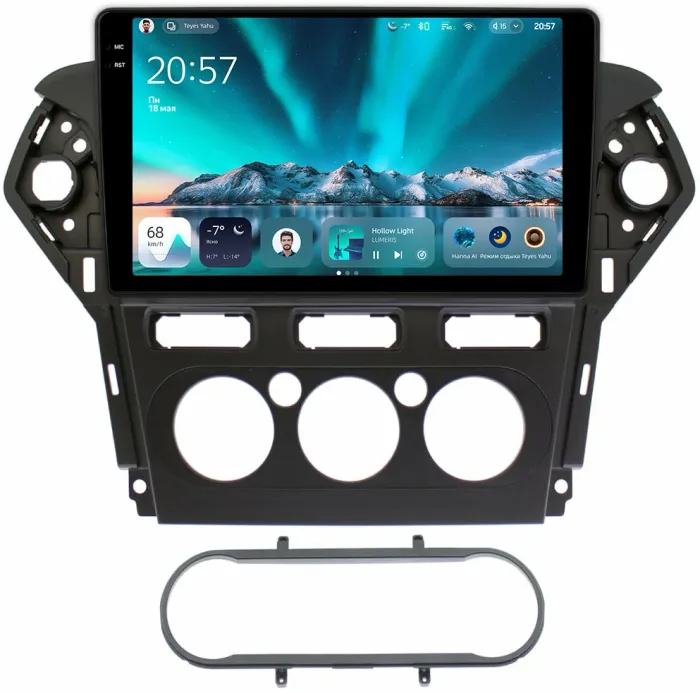 Магнитола для Ford Mondeo 4 2010-2014 - Teyes CC4 монитор 10.36" 2K QLED на Android 14, Быстрейшая, Snapdragon 680, DSP, CarPlay, 4G SIM-слот