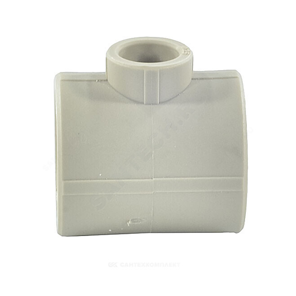 Тройник PP-R переходной серый Дн 50х40х50 внутренняя пайка VALFEX 10504050Г