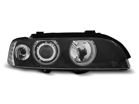 Передние фары angel eyes black ccfl для BMW 5 E39
