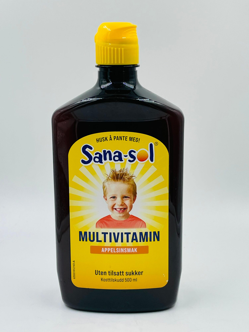 Жидкие поливитамины Sana-Sol со вкусом апельсина для взрослых и детей 3+, без сахара, 500 мл (из Финляндии)