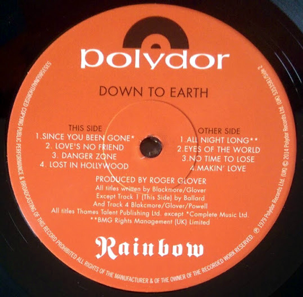 Rainbow / Down To Earth (LP)