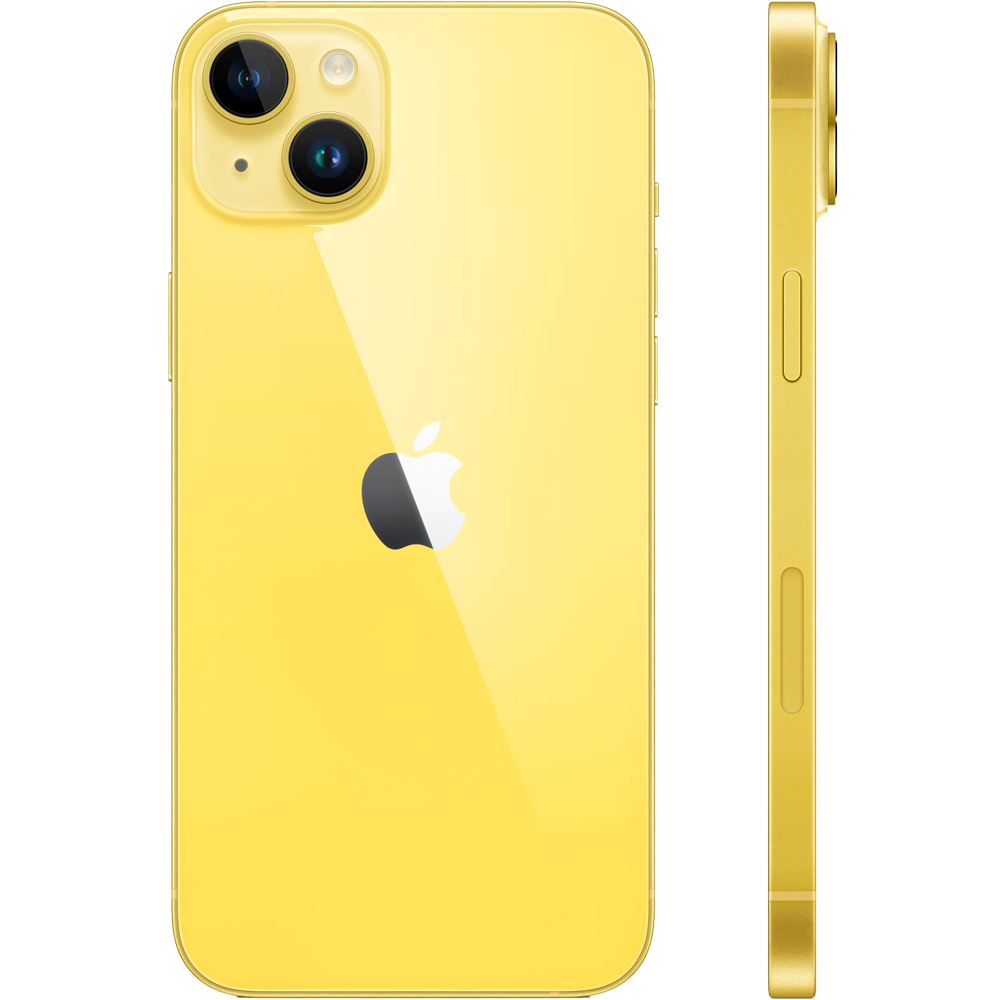 Смартфон Apple iPhone 14 Plus 128GB eSIM, Yellow (Желтый)
