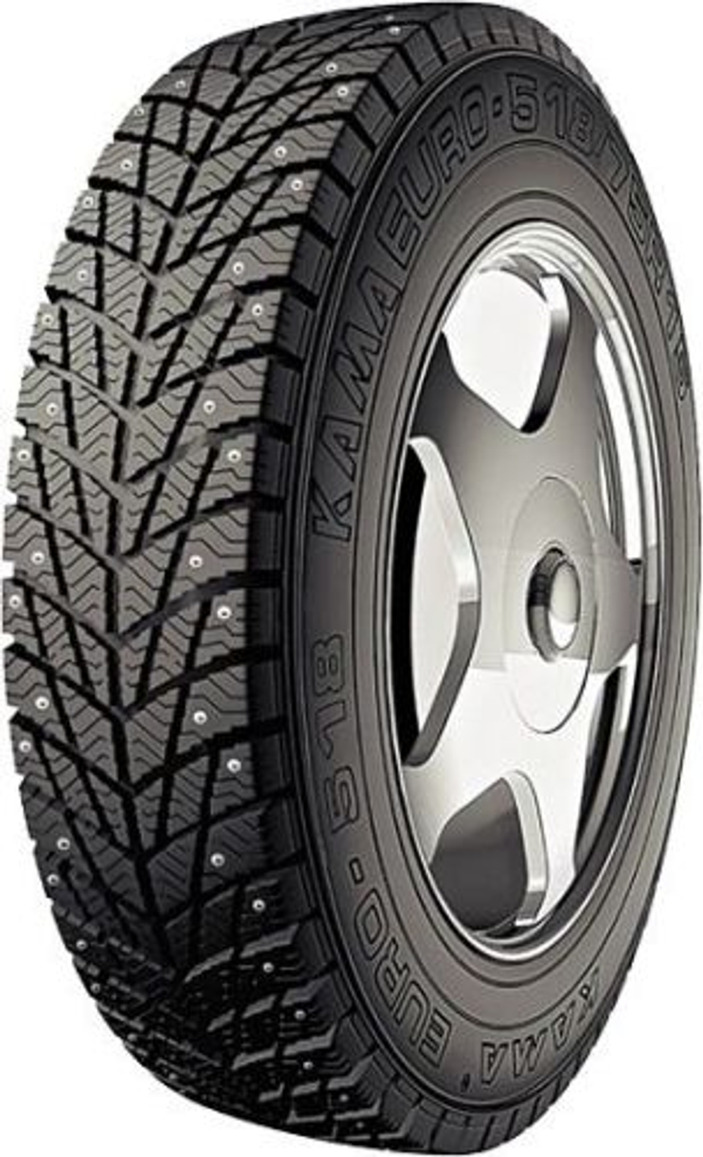 Легковая шина КАМА 155/65R13 73T Кама-EURO-518 шип. (НКШЗ).