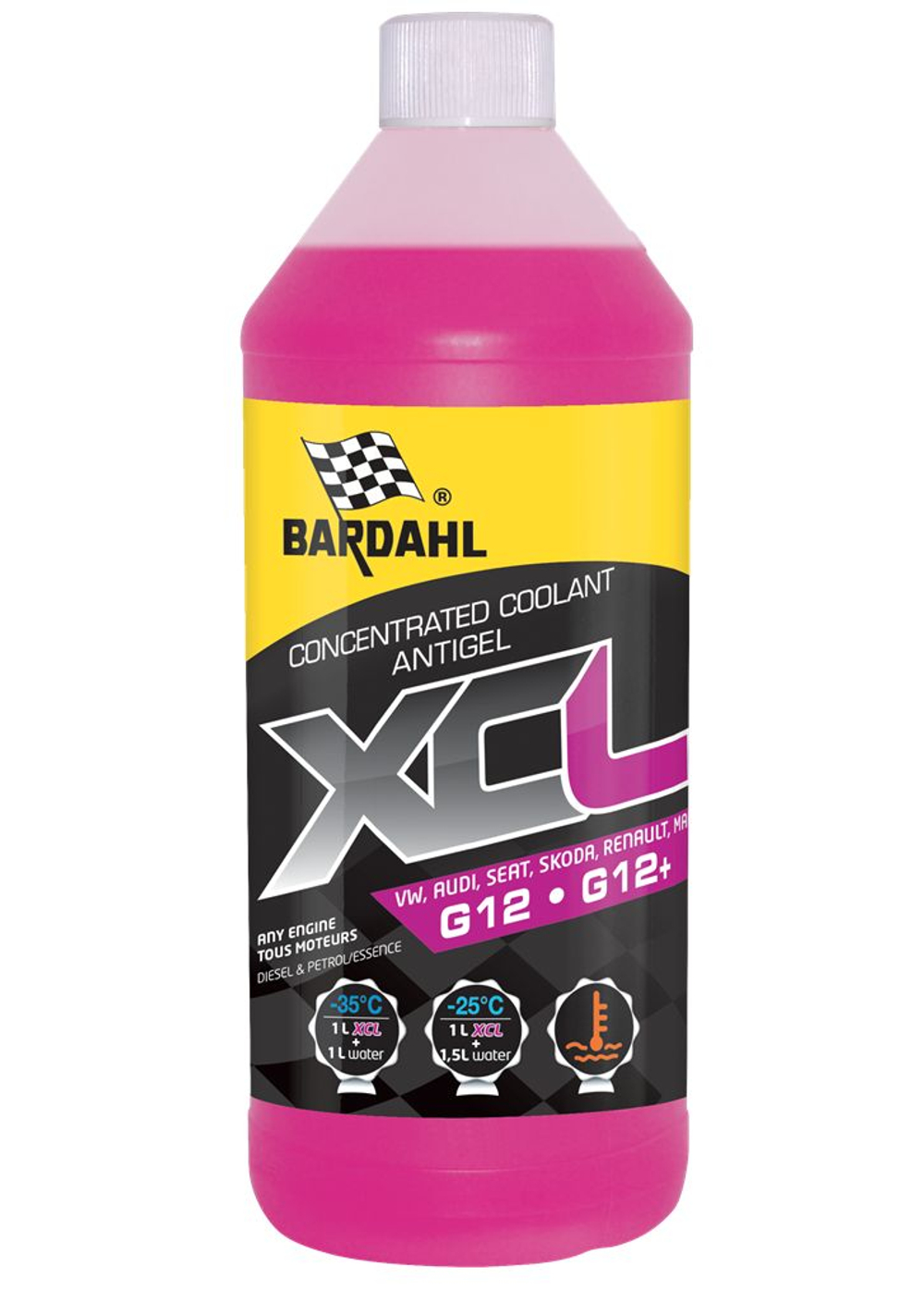 XCL -37 VW G12, G12+ Розовый 1L