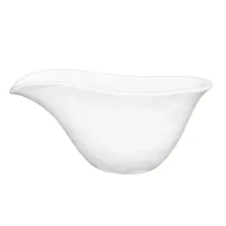 Соусник 100 мл 14,5*4,5 см h6,5 см овальный фарфор White Matt Panasia P.L. Proff Cuisine [6]