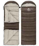Мешок спальный Naturehike U350S, (190х30)х75 см, (ТК: -3C), (левый), коричневый