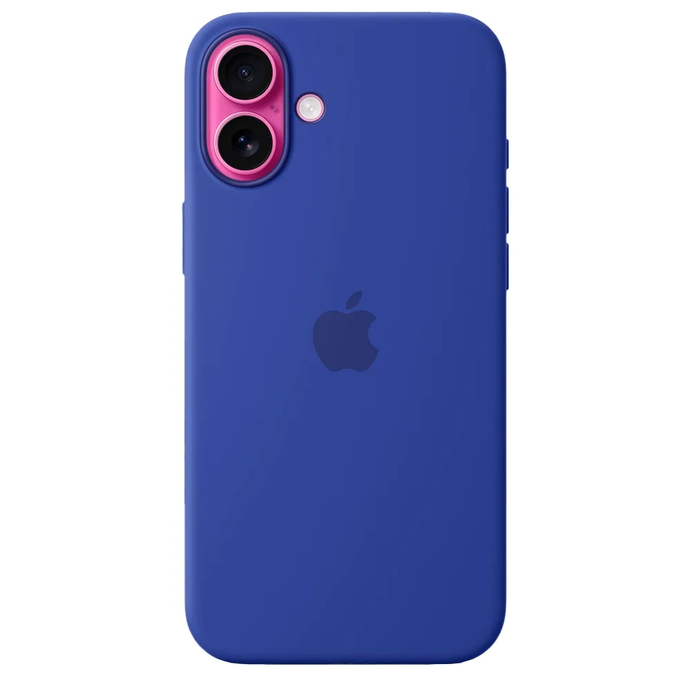 Силиконовый чехол с поддержкой MagSafe Apple Silicone Case для iPhone 16 Plus, Ultramarine (Ультрамарин)