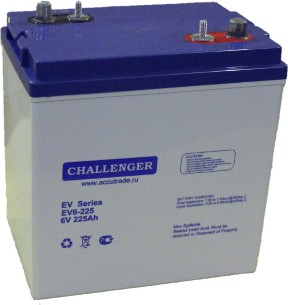 Тяговая аккумуляторная батарея Challenger EVG6-225