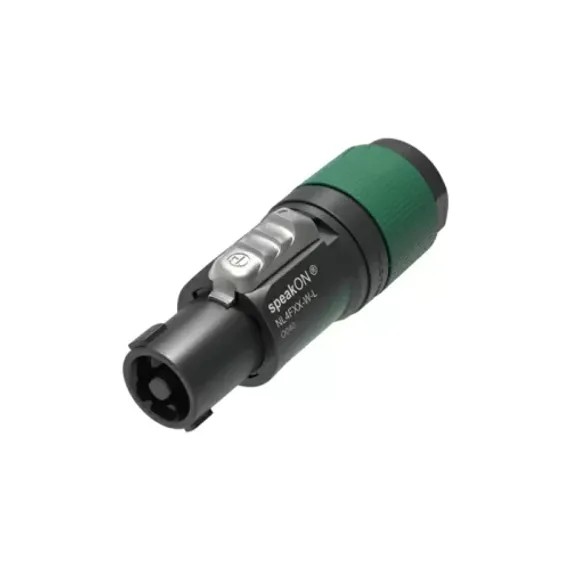 Neutrik NL4FXX-W-L кабельный разъём Speakon female 4-контактный, для кабеля Ø10-16мм