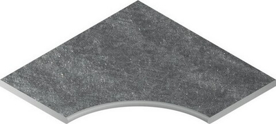 Ступень Genesis Silver Bordo Nat 60x60 Ang.Round 30