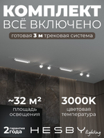 Комплект трековый Hesby Lighting Skylite No14 HSBL_kompl_S014_VI3W3K