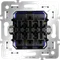 Механизм выключателя трехклавишного Voltum S70 VLS0301M
