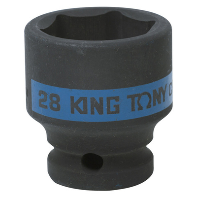 KING TONY (453528M) Головка торцевая ударная шестигранная 1/2", 28 мм